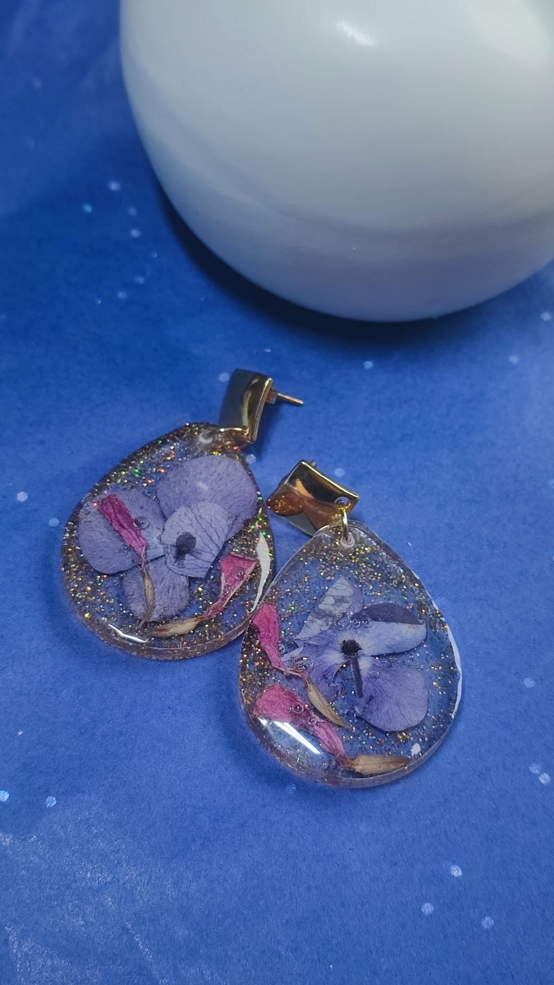 Boucles d’oreilles FLEURS NATURELLES