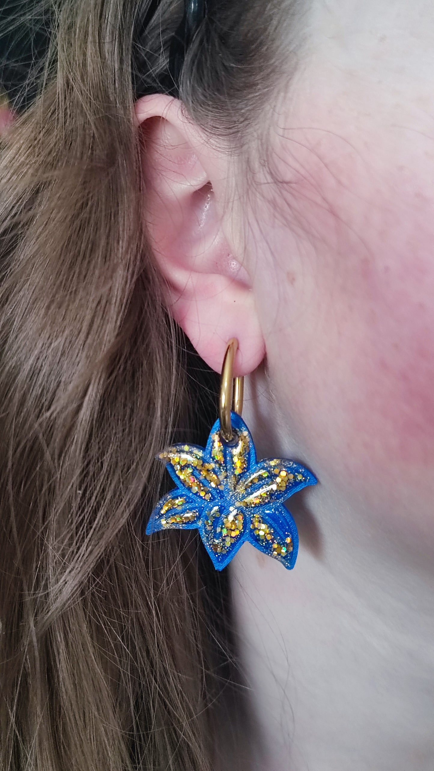 Boucles d'oreilles FLEUR DE LYS