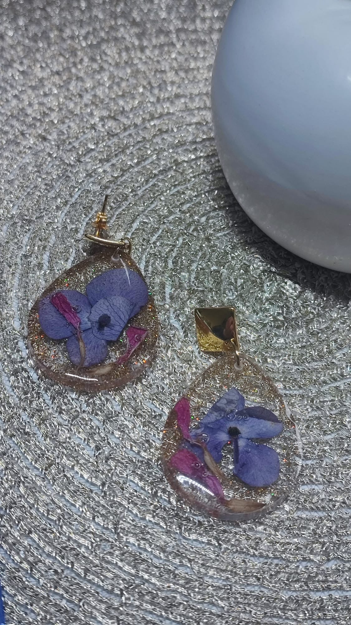 Boucles d’oreilles FLEURS NATURELLES