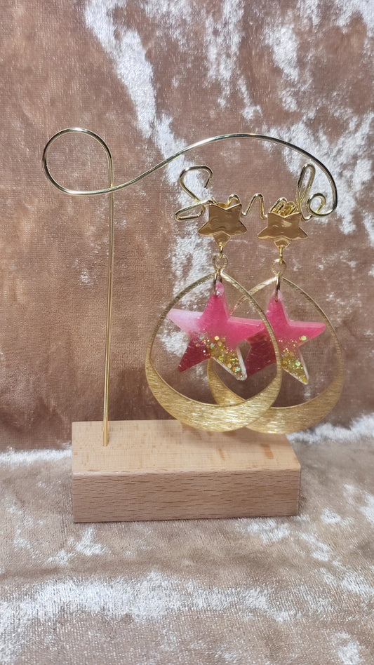 Boucles d’oreilles STARS