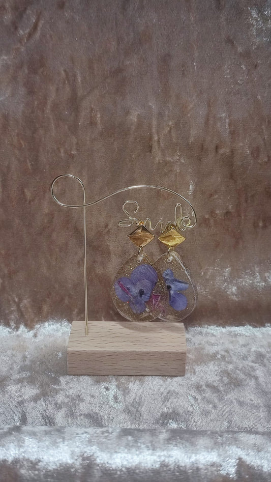 Boucles d’oreilles FLEURS NATURELLES