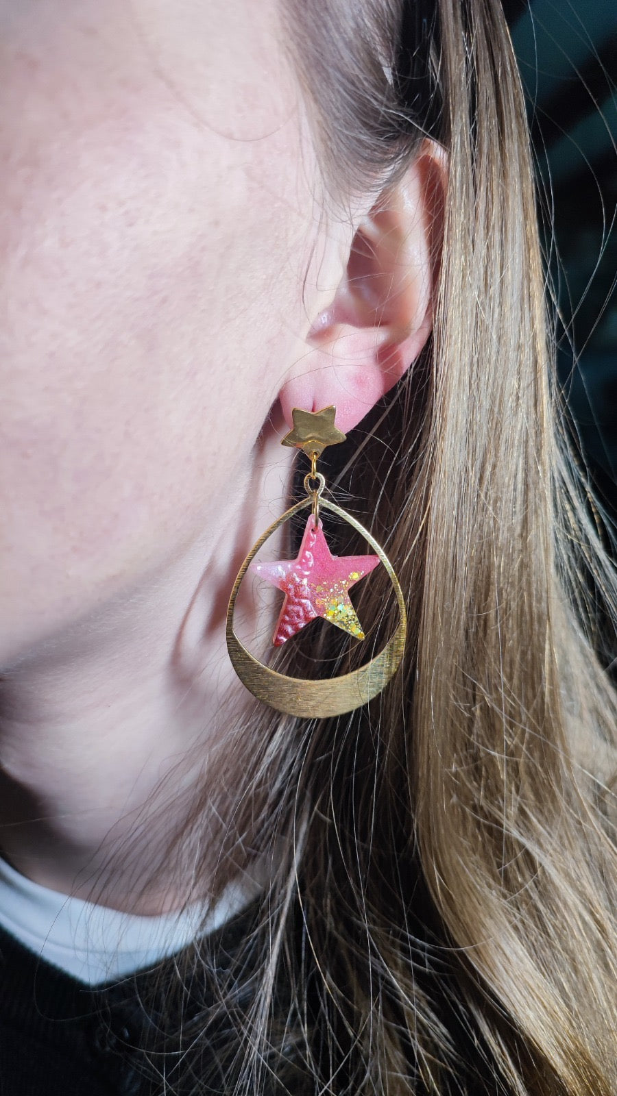 Boucles d’oreilles STARS