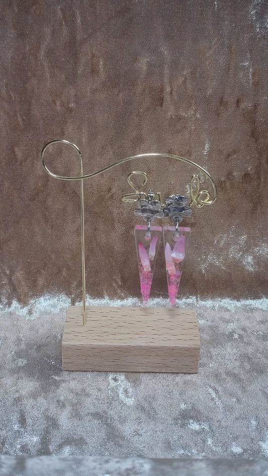 Boucles d’oreilles FLEURS NATURELLES