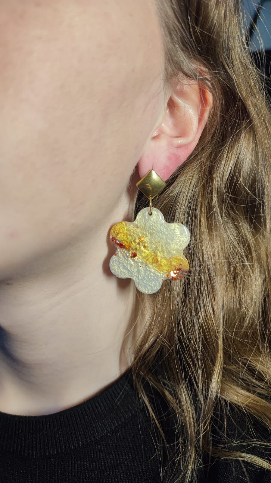 Boucles d’oreilles ROXANE ( grande )