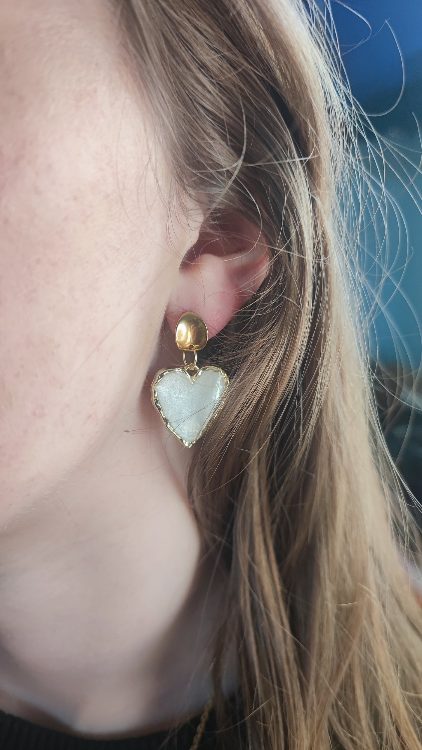 Boucle d'oreilles COEUR PRÉCIEUX
