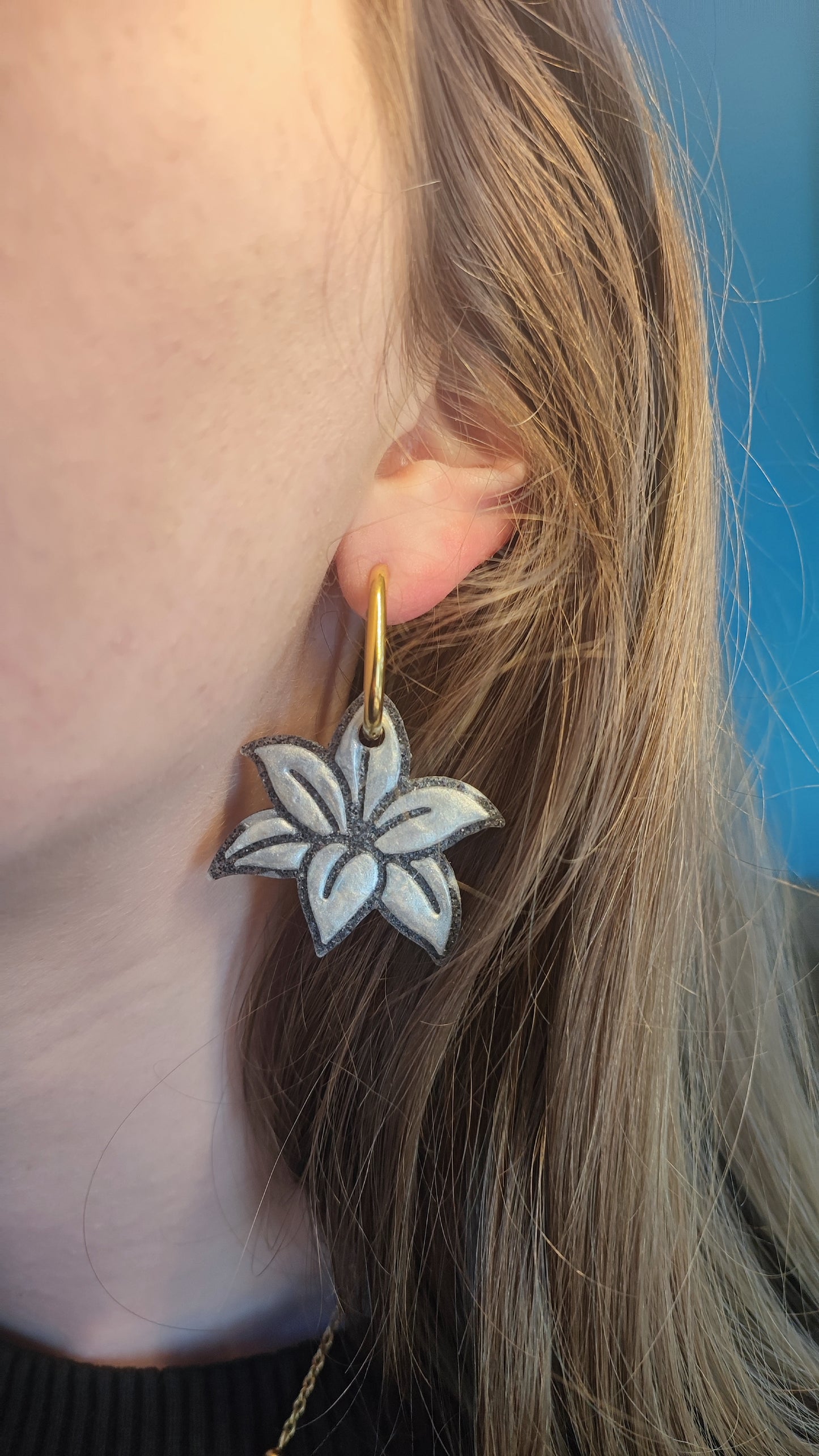 Boucles d'oreilles FLEUR  DE LYS