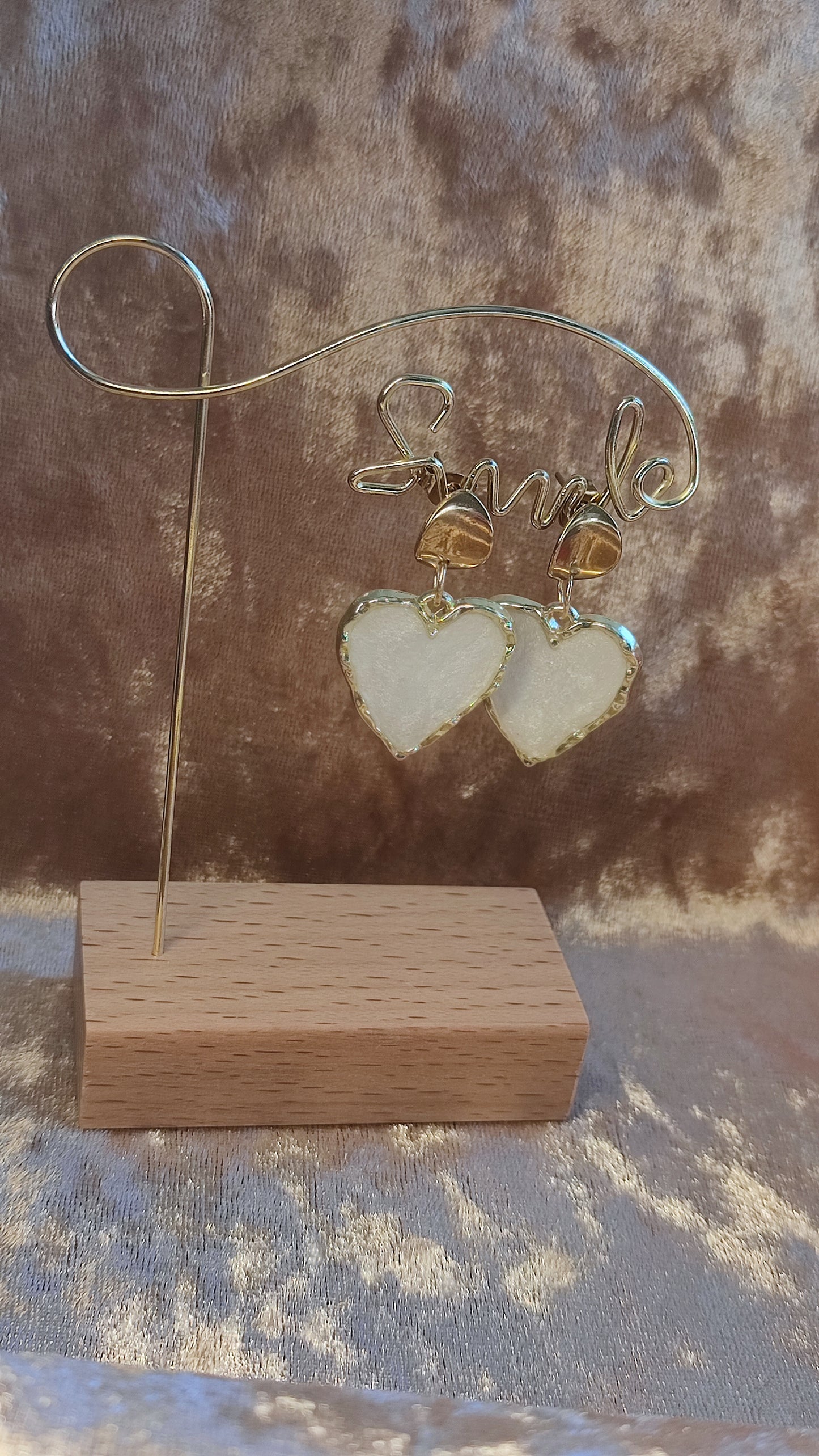 Boucle d'oreilles COEUR PRÉCIEUX