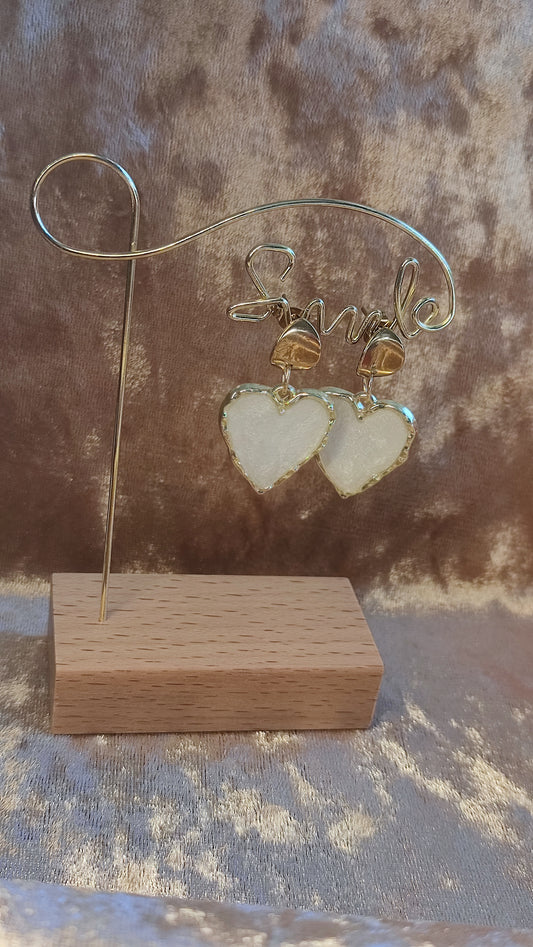 Boucle d'oreilles COEUR PRÉCIEUX