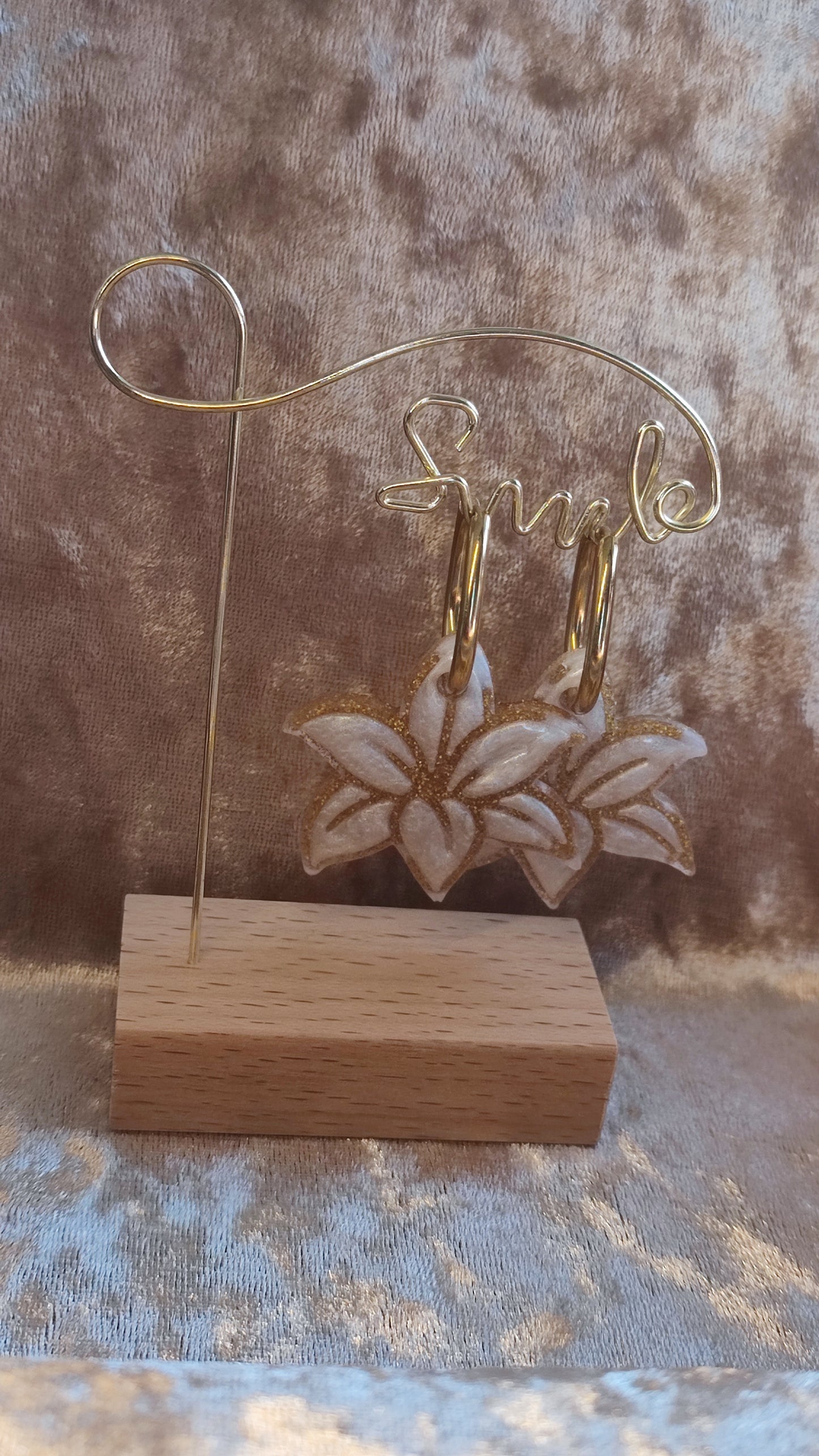 Boucles d'oreilles FLEUR  DE LYS