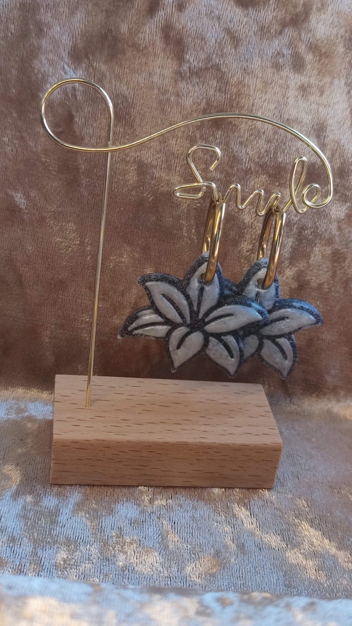 Boucles d'oreilles FLEUR  DE LYS