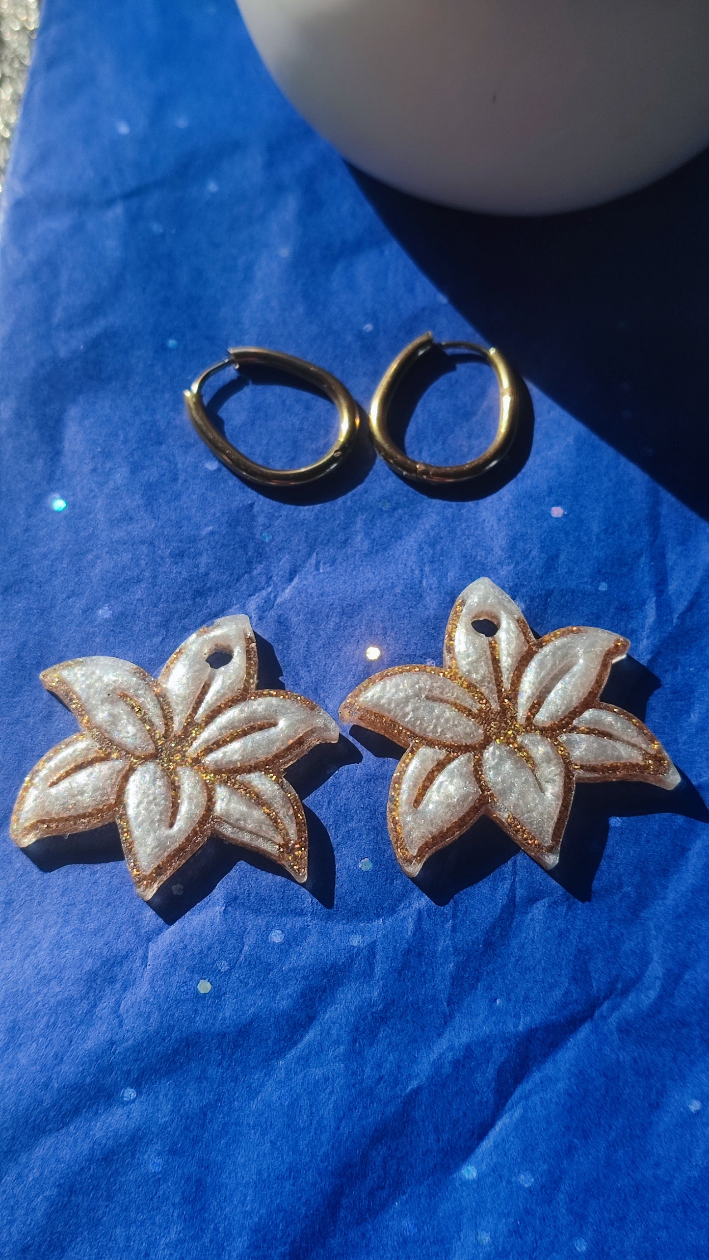 Boucles d'oreilles FLEUR  DE LYS