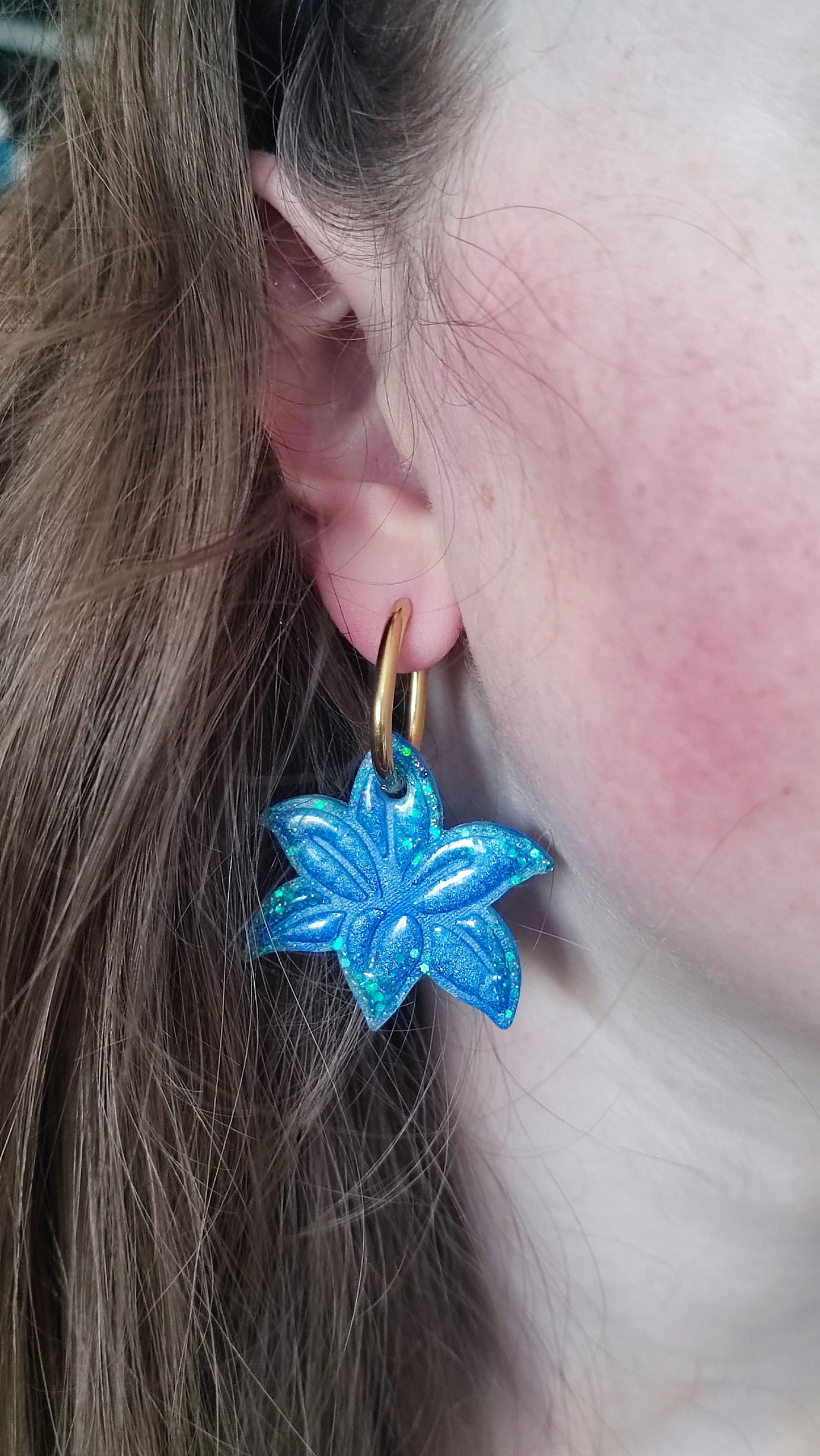 Boucles d'oreilles FLEUR  DE LYS