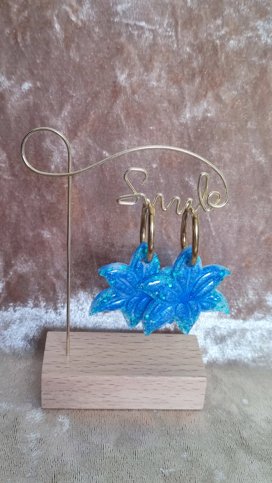 Boucles d'oreilles FLEUR  DE LYS