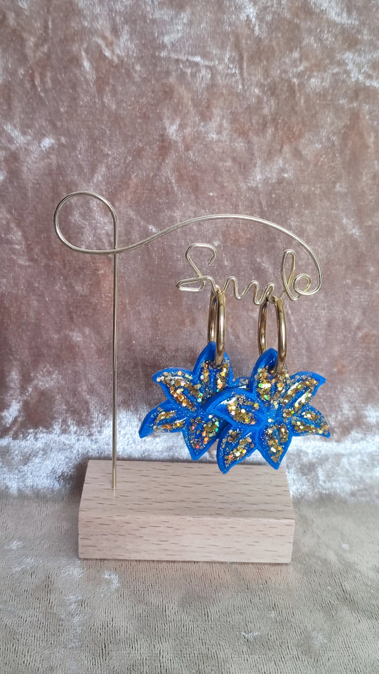 Boucles d'oreilles FLEUR  DE LYS