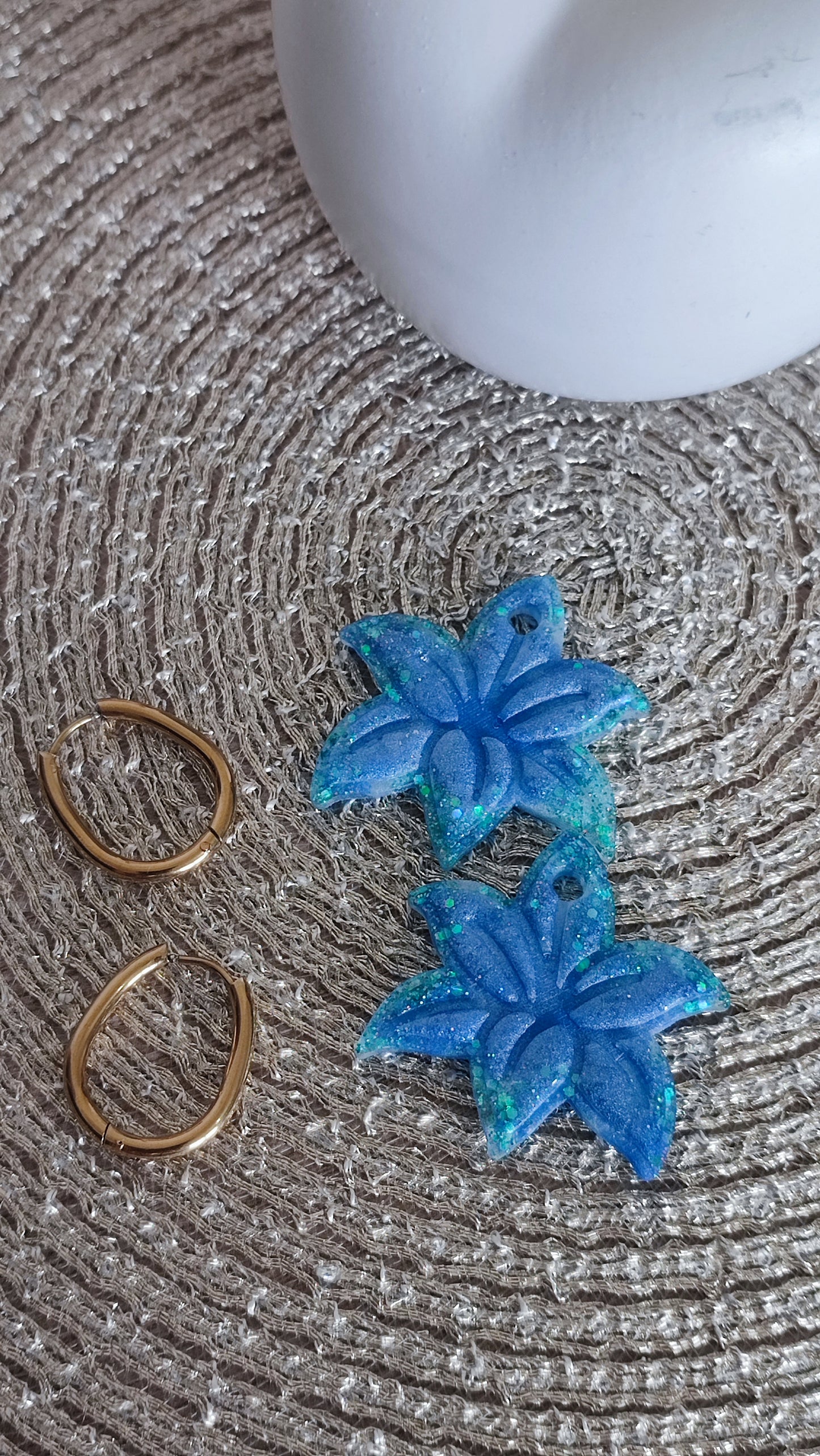 Boucles d'oreilles FLEUR  DE LYS