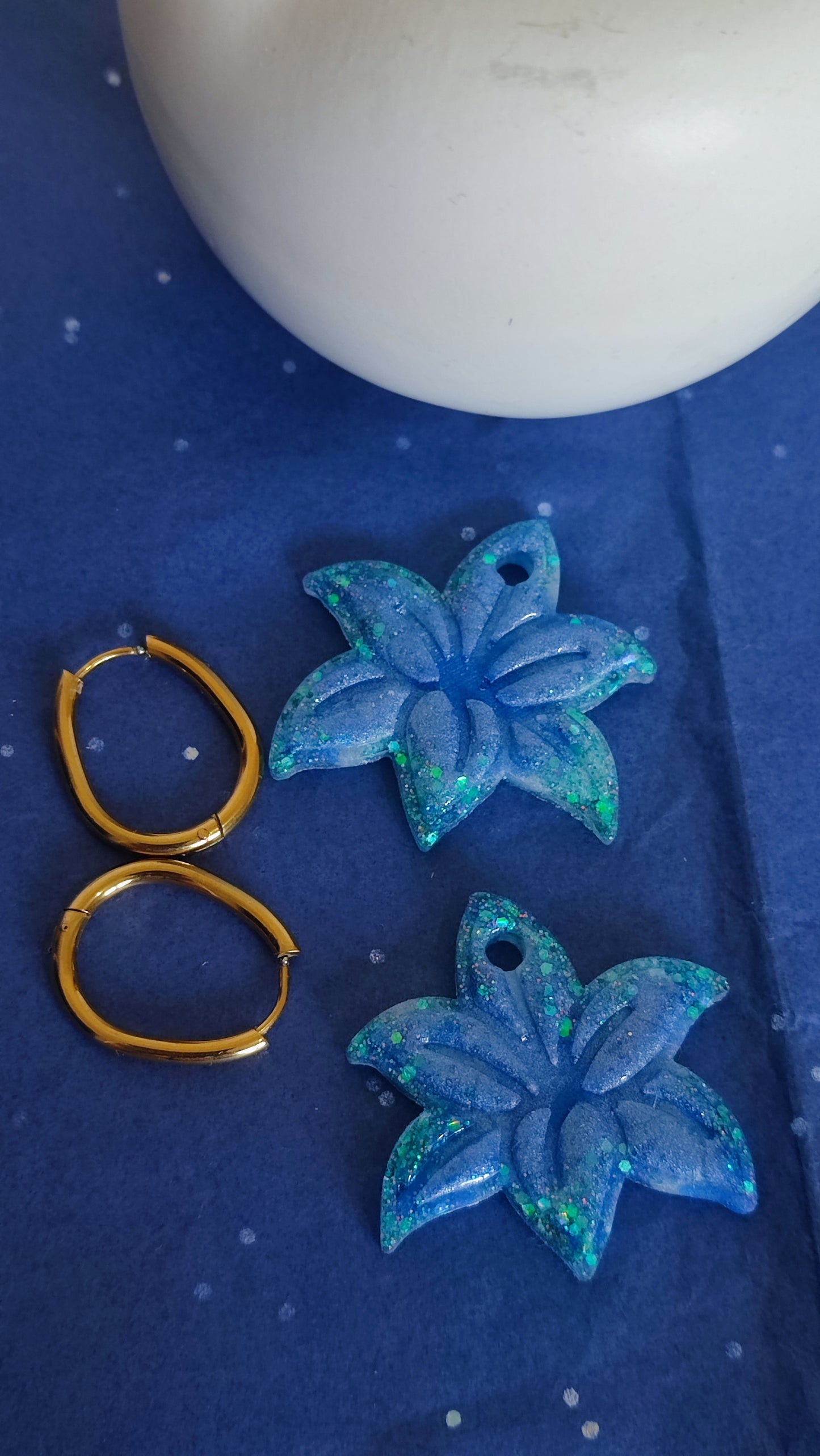 Boucles d'oreilles FLEUR  DE LYS