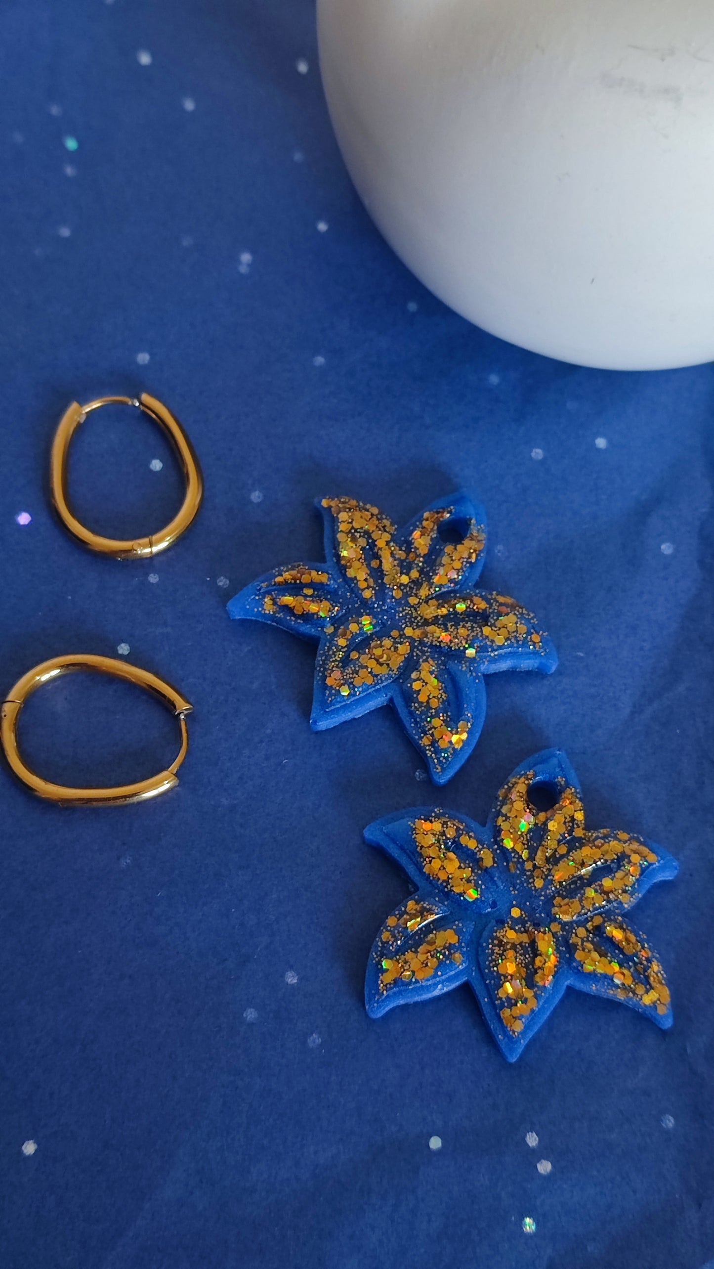 Boucles d'oreilles FLEUR  DE LYS